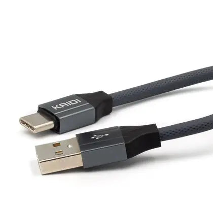 Cabo Carregador Carga Rápida USB x Tipo-C Blindado Com 2 Metros KD-336C KAIDI