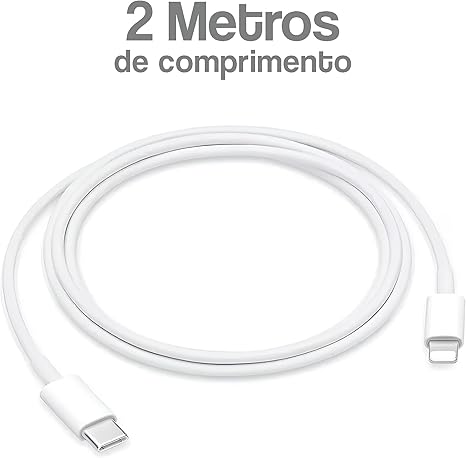 Cabo iPhone Apple USB-C para Lightning 2m