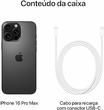 Apple iPhone 16 Pro Max (256 GB) – Titânio preto