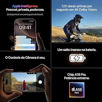Apple iPhone 16 Pro Max (256 GB) – Titânio preto