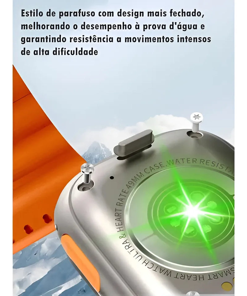 Smart Watch K9 Ultra Pro Max 49mm Amoled +7 Pulseiras