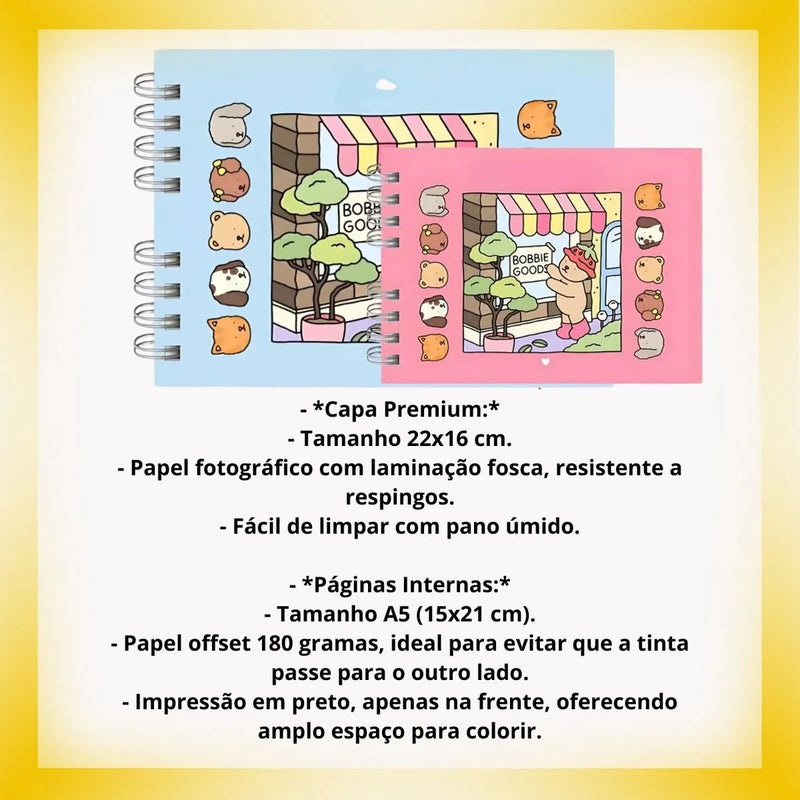 Kit Bobbie Goods + 24 Canetinhas Coloridas Pintar