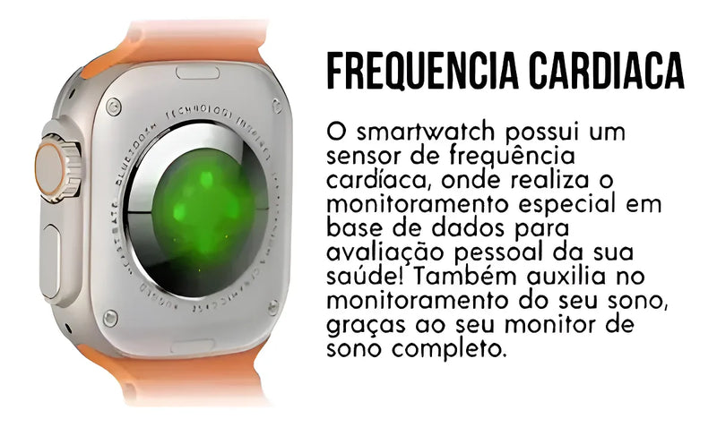 Smart Watch K9 Ultra Pro Max 49mm Amoled +7 Pulseiras