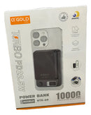 Power Bank 10000mAh Turbo α’GOLD com Display Digital BTE-60