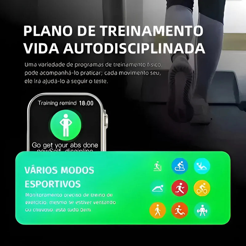 Smart Watch K9 Ultra Pro Max 49mm Amoled +7 Pulseiras