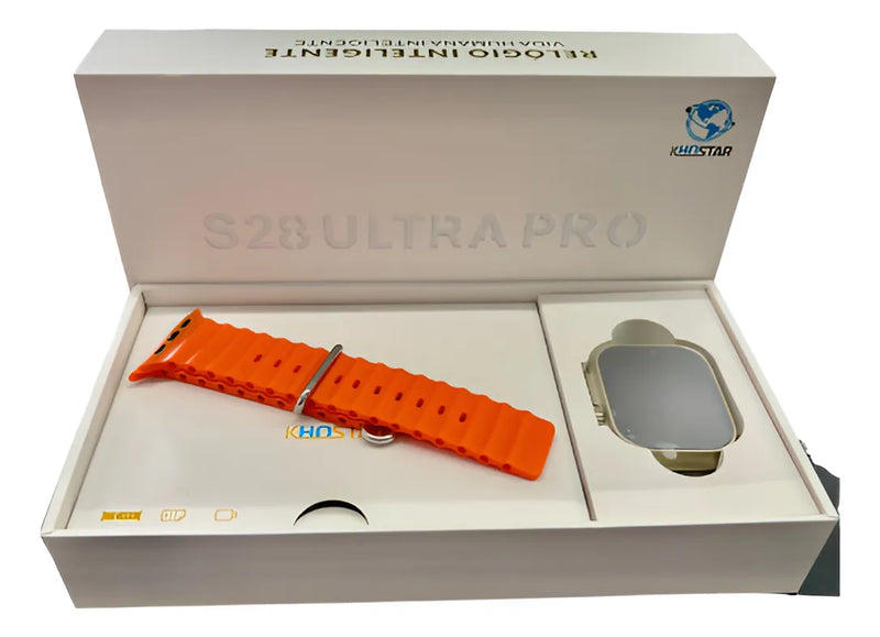 Relógio Smartwatch S28 Ultra Pro Gold