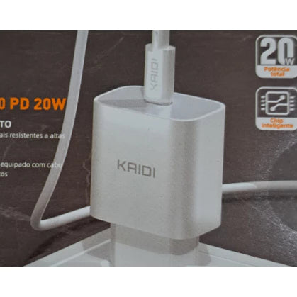 Carregador Turbo PD 20W Kridi KD-108