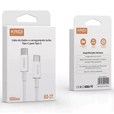 Cabo Tipo-C Turbo KDPAN 1M - SJ-1601CC