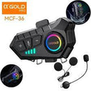 Fone de ouvido de capacete Bluetooth α’GOLD Pro MCF-36