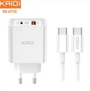 Carregador Tipo-C Kaidi GaN 35W KD-671CC